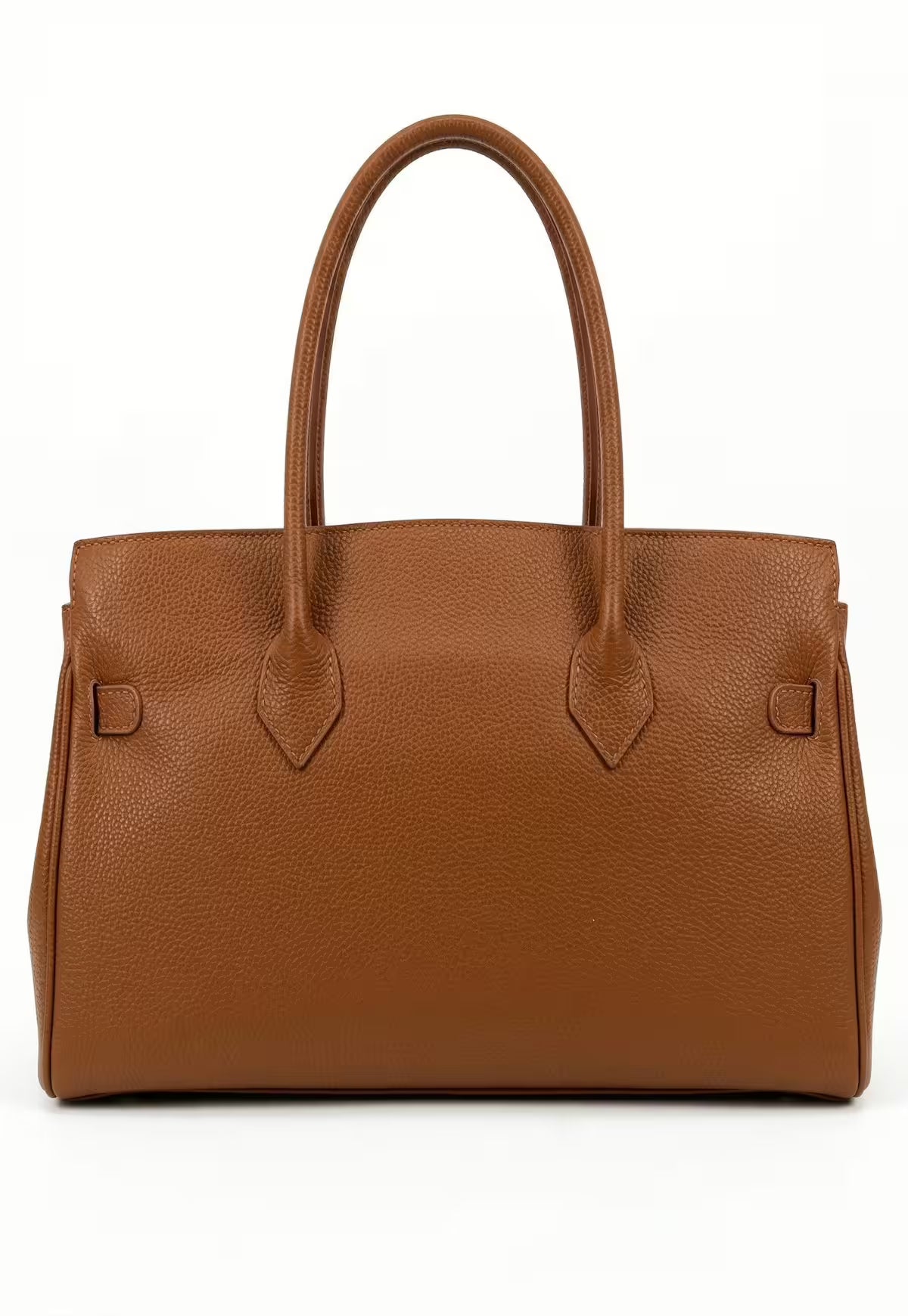 Elegant Leather Handbag for Women - Florence Camel