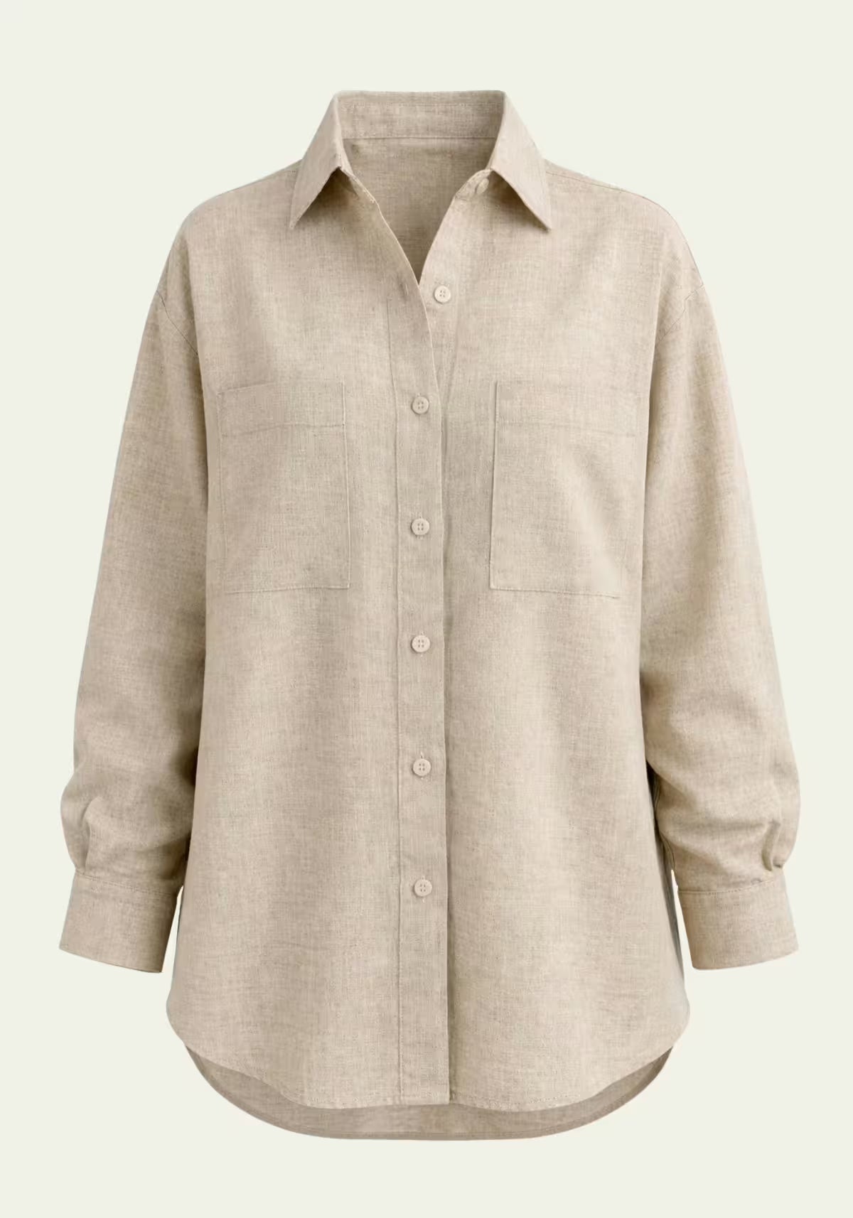 Women's Shirt in Beige – Relaxed Fit with Elegance