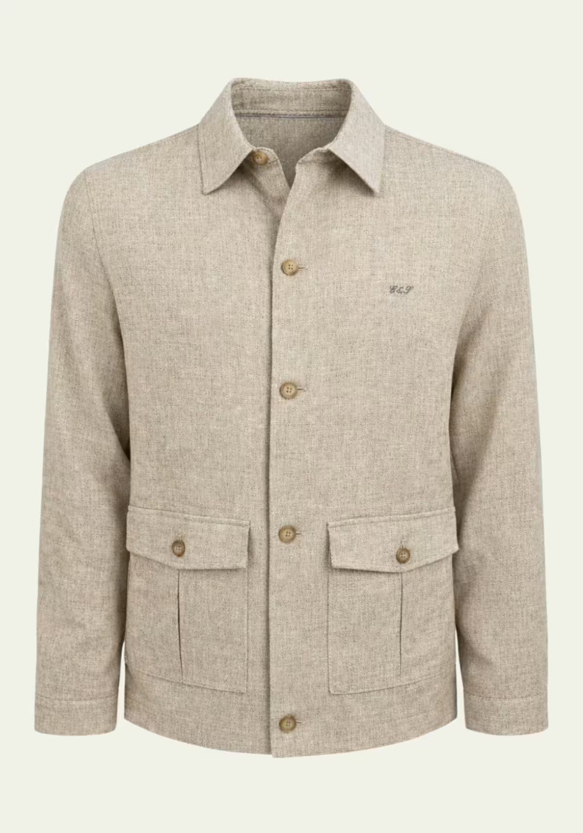 Men's Linen Blend Jacket Off-white – Elegant & Airy