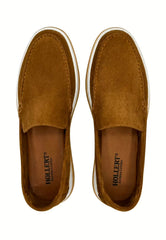 Men's Leather Loafers in Whiskey (HOL300)