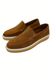 Men's Leather Loafers in Whiskey (HOL300)