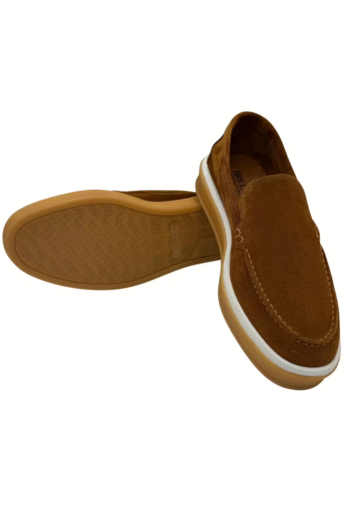 Men's Leather Loafers in Whiskey (HOL300)