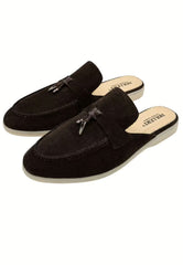 Men's Brown Loafers with Tassel Detail (HOL70)
