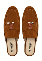 Men's Loafers Whiskey Brown with Tassel Detail (HOL70)
