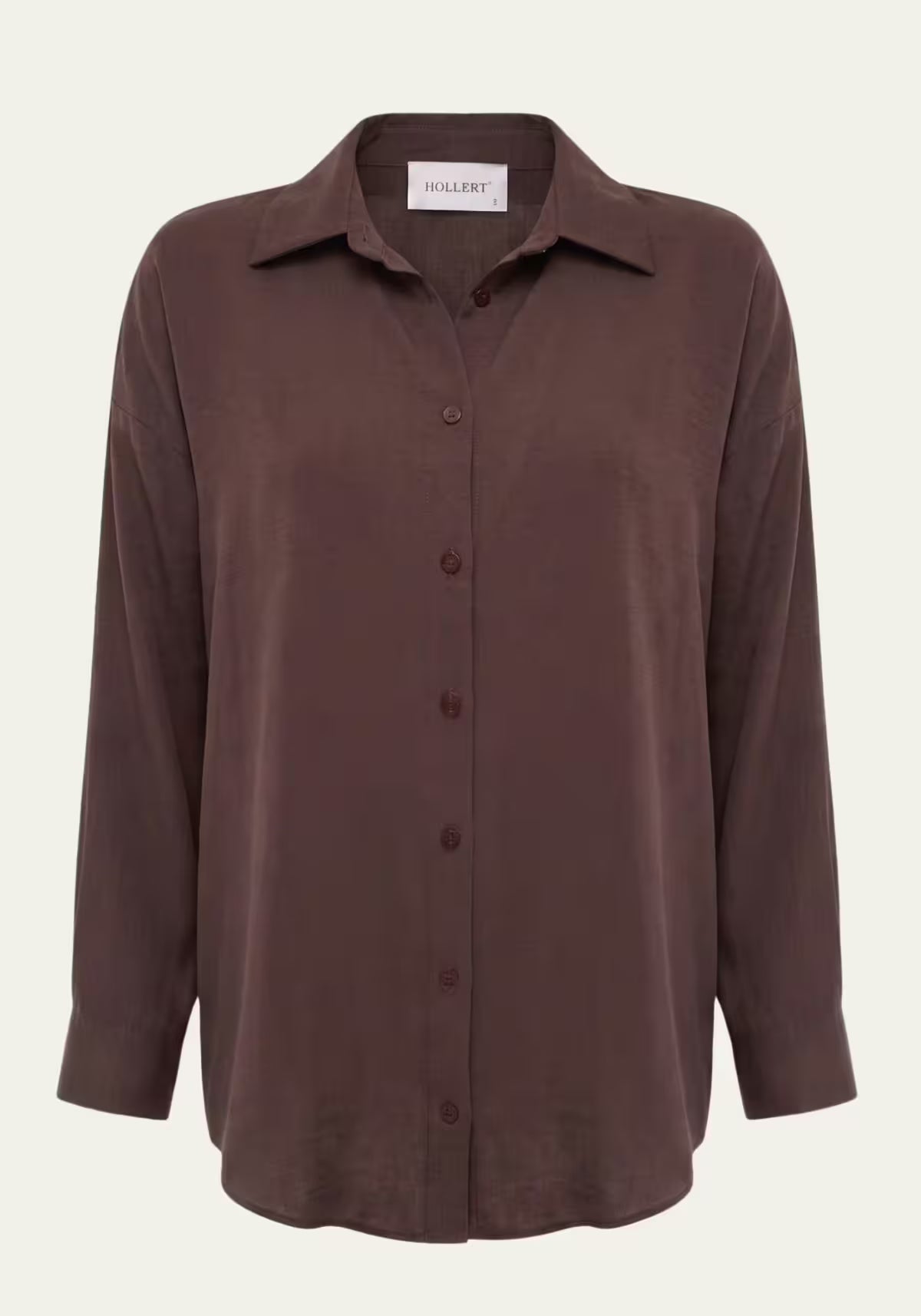 Women's Shirt & Women's Trousers Pure Elegance - Coffee Brown