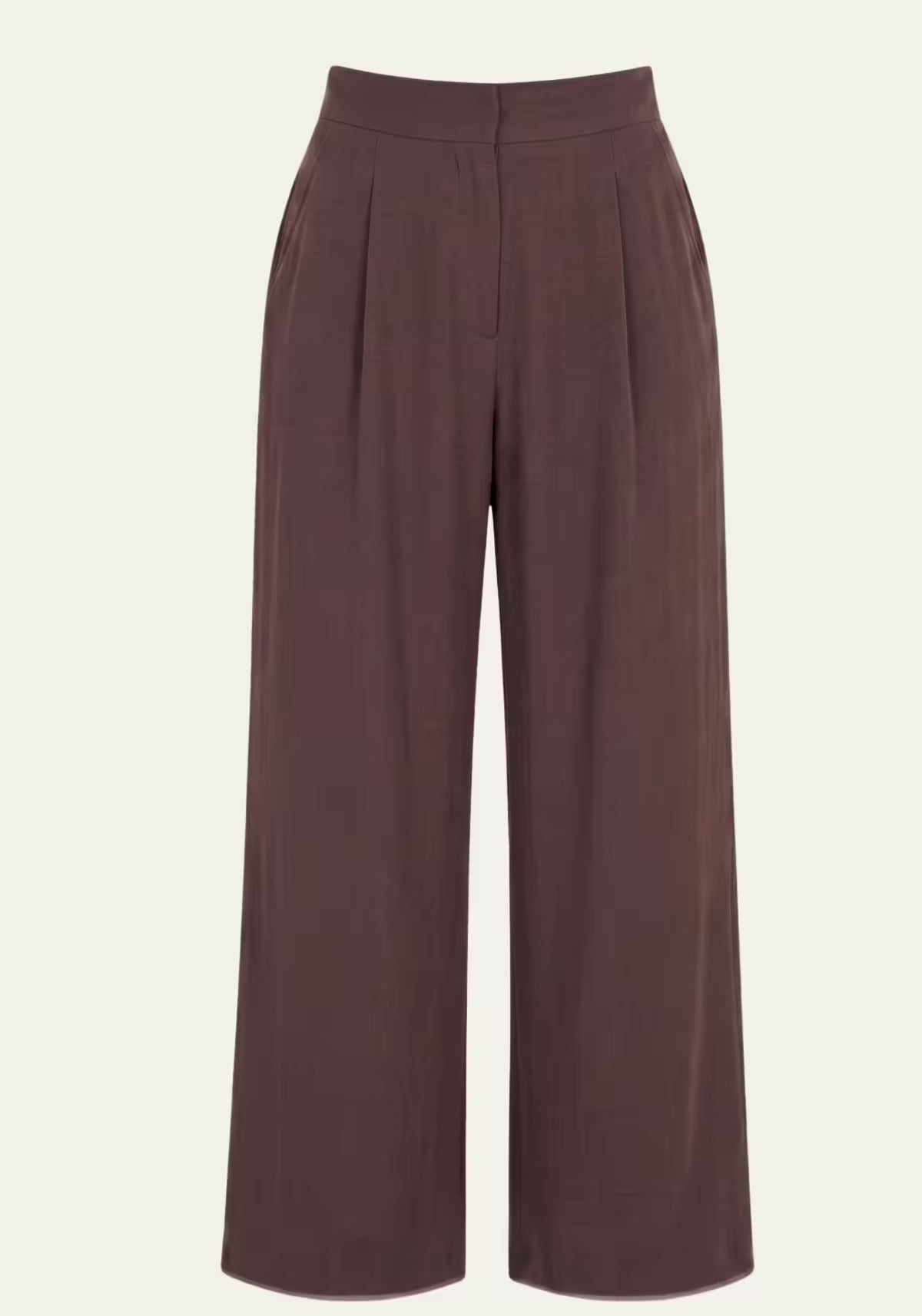 Women's Shirt & Women's Trousers Pure Elegance - Coffee Brown