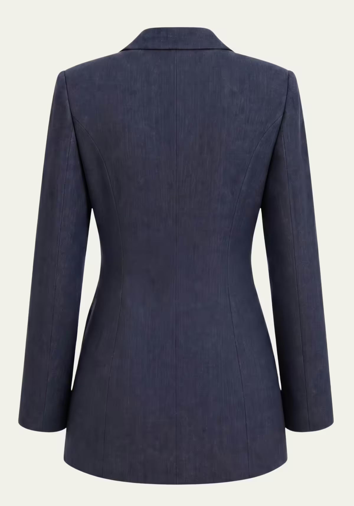 Women's Shirt & Women's Trousers Linen Blue – Wrap Blazer & Palazzo Trousers
