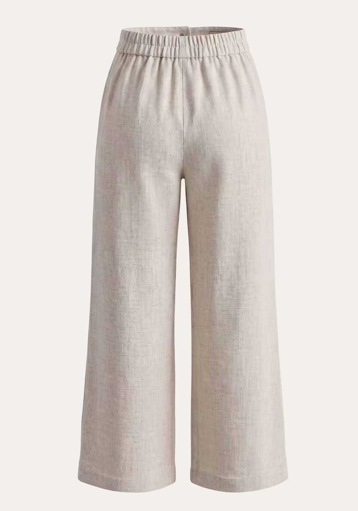Women's Shirt & Women's Trousers Linen Beige – Wrap Blazer & Palazzo Trousers