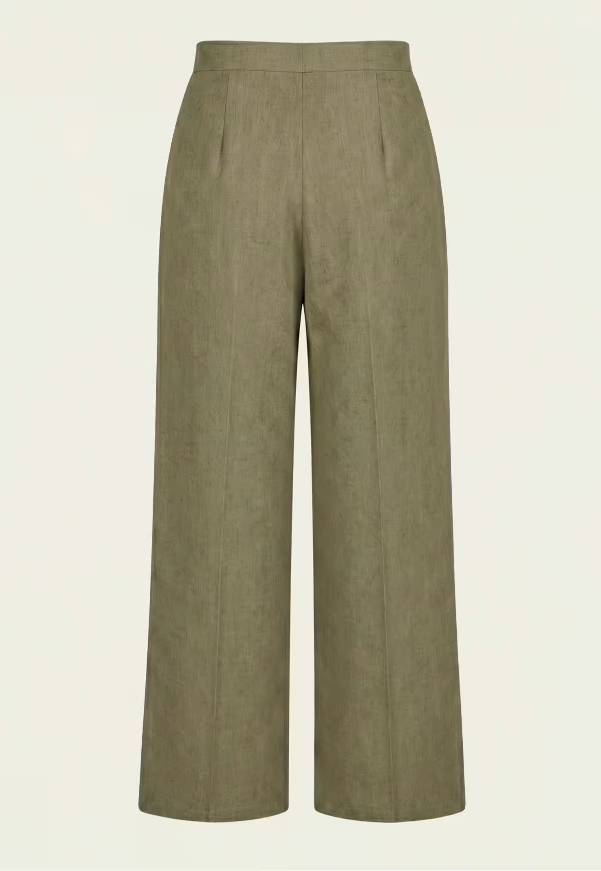 Women's Shirt & Women's Trousers Linen Khaki – Blazer & Palazzo Trousers