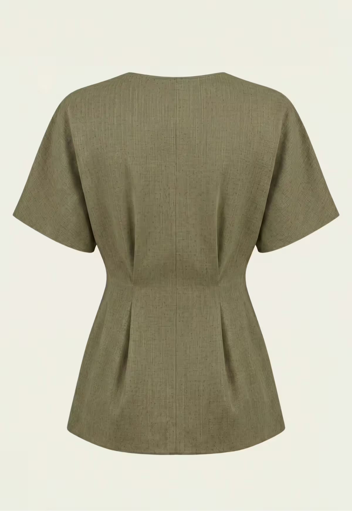 Women's Shirt & Women's Trousers Linen Khaki – Blazer & Palazzo Trousers