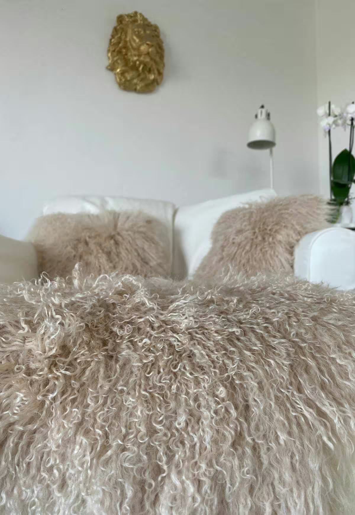 Tibetan Lambskin Beige – Original Tibetan Lambskin