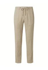 Linen Trousers in Beige - Elegance Meets Casualness, Made from 100% Linen