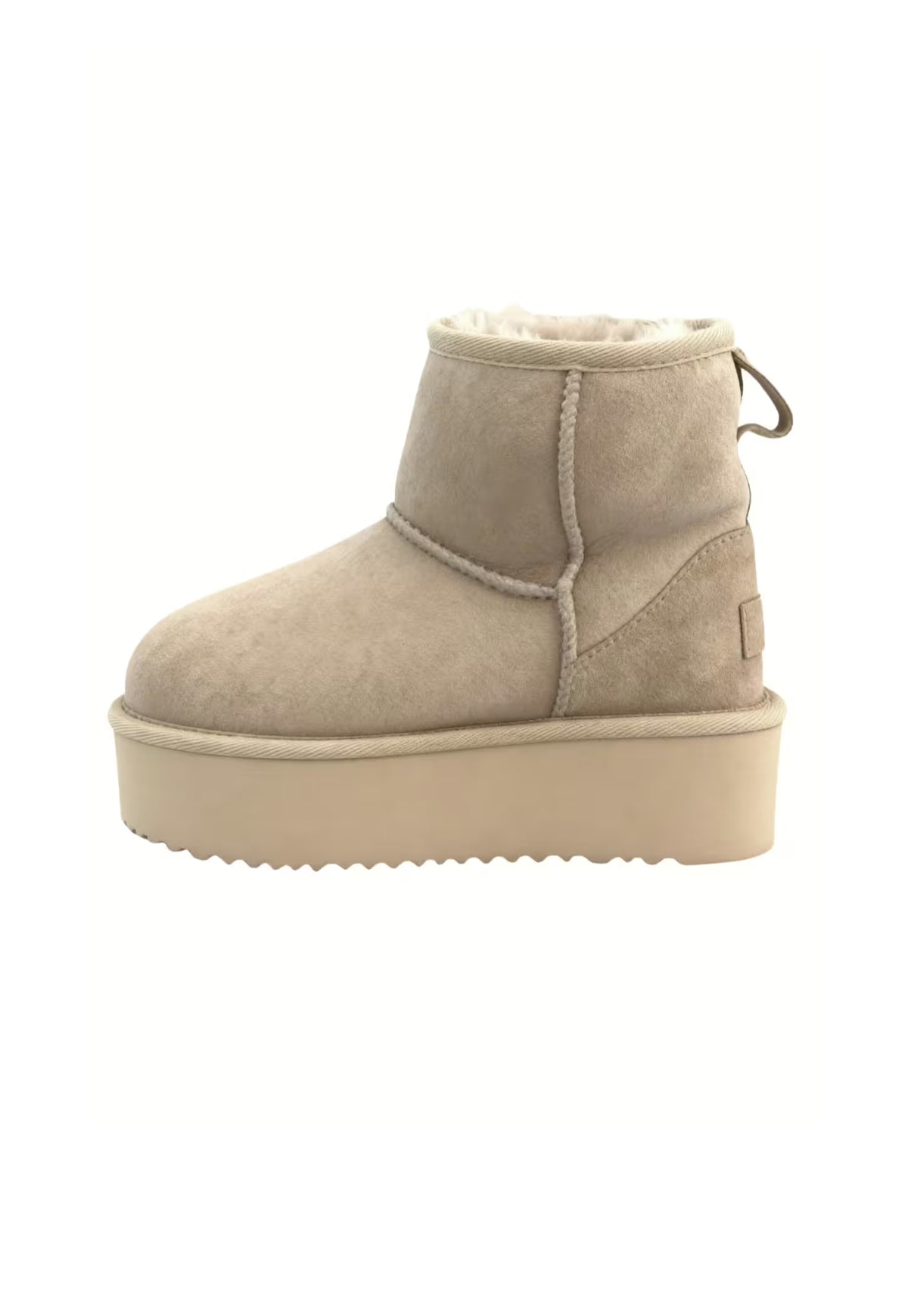 Women's Arctic Luxe Platform Winter Boots in Beige