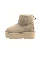 Women's Arctic Luxe Platform Winter Boots in Beige