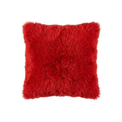 Lambskin Cushion Merino Red with Filling