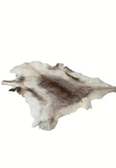 Reindeer Hide Cream/Brown - Real Fur from Finland