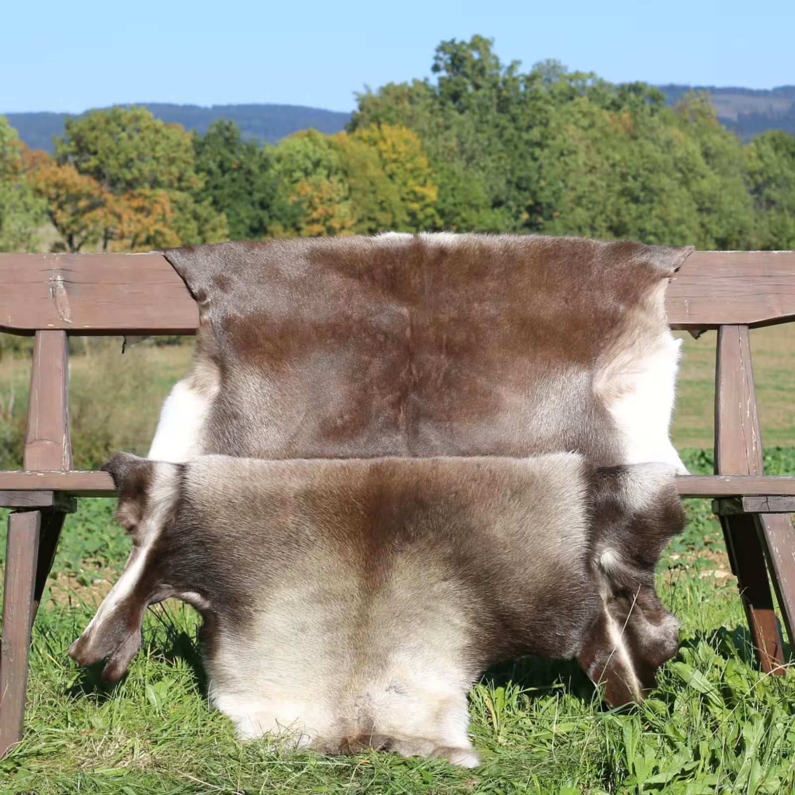 Reindeer Fur Brown - Real Fur from Finland