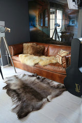 Reindeer Fur Brown - Real Fur from Finland