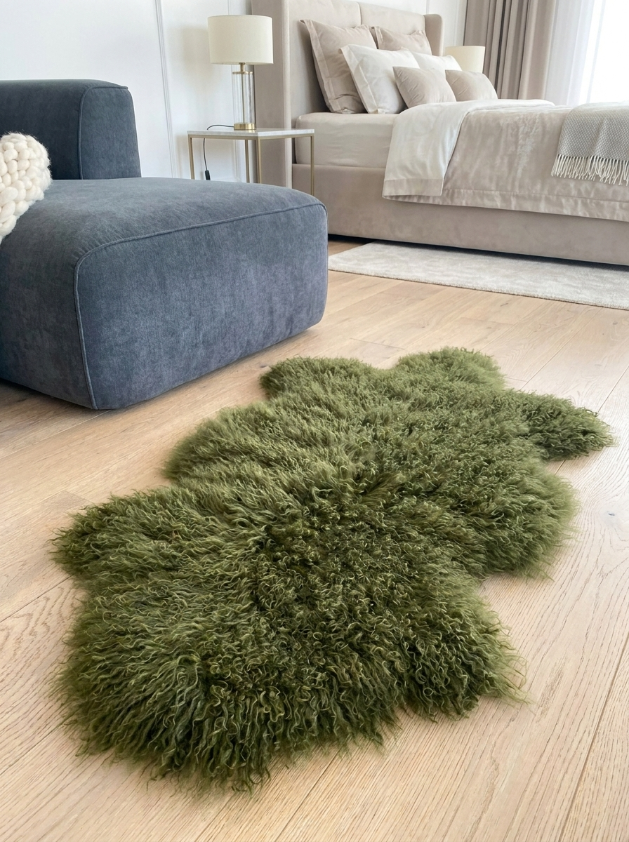 Tibetan Lambskin Green