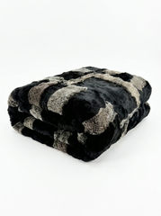 Sheepskin Blanket Toscana 200 x 200 cm Model 2513 Anthracite Melange