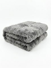 Lambskin Blanket Toscana 185 x 150 cm Model 2562 Grey