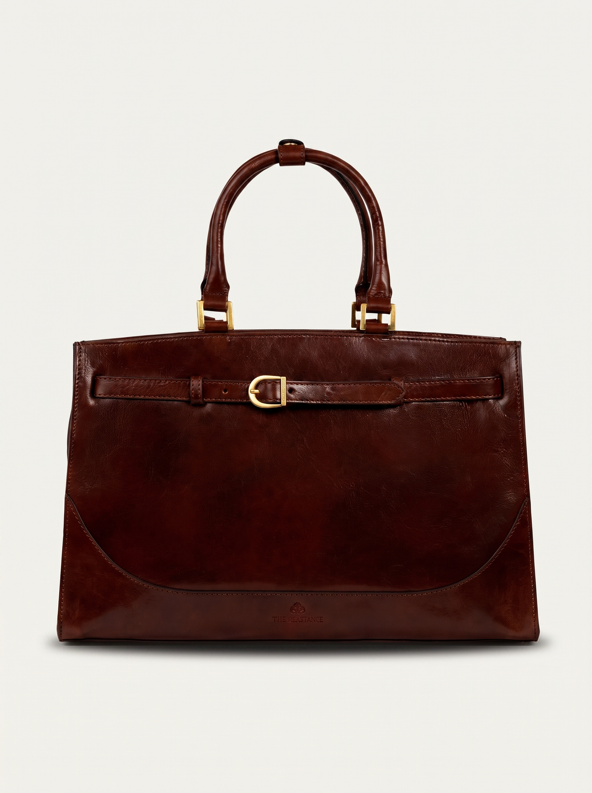 Premium Leather Hobo Bag "Noravia" - Brown